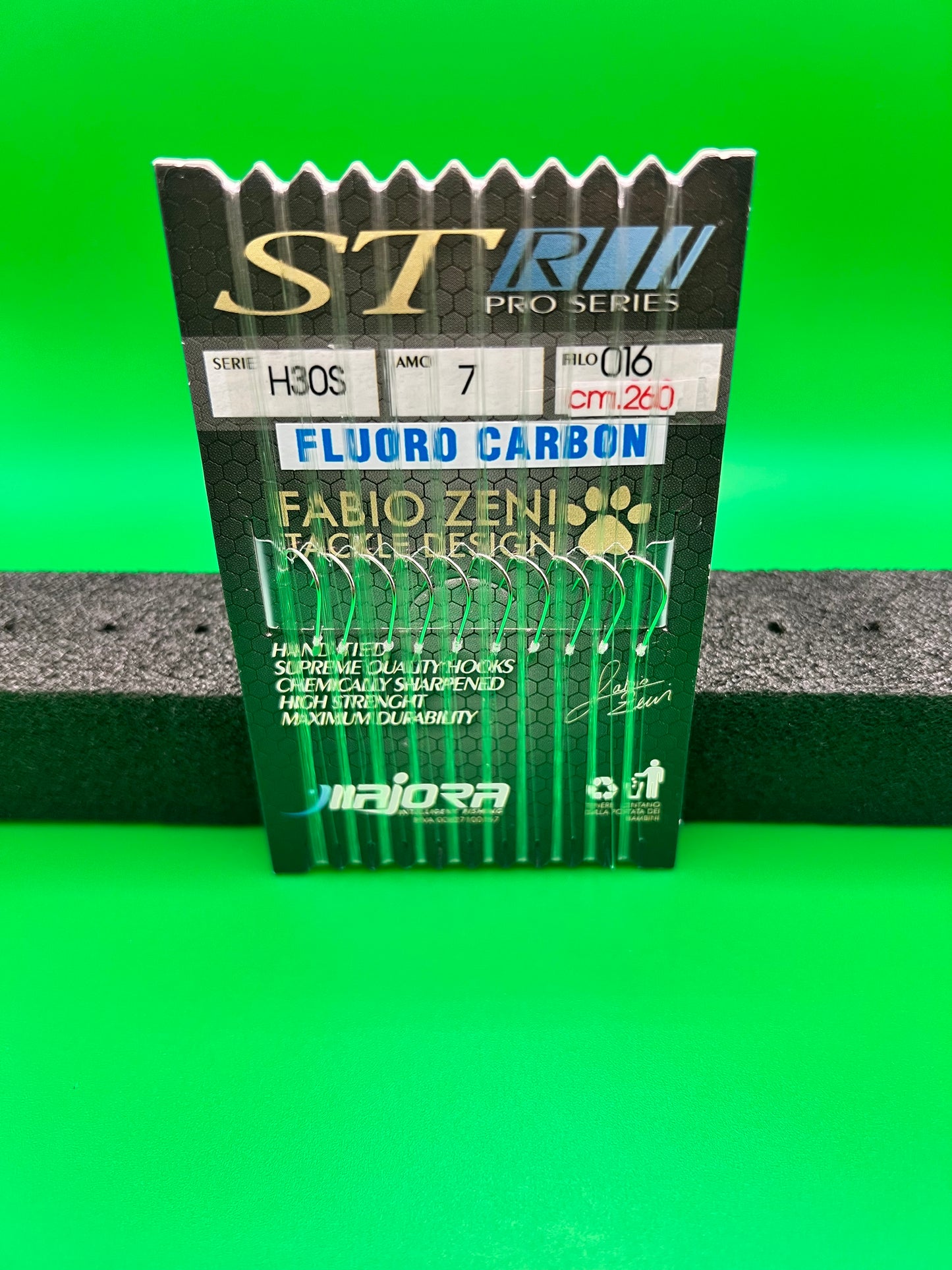 Ami legati a mano Fabio Zeni H30S storti nichelati - AMO 7 - FILO 0,16 - 260 cm